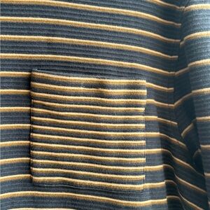 Ted Baker Black and Gold Striped Men's Shirt